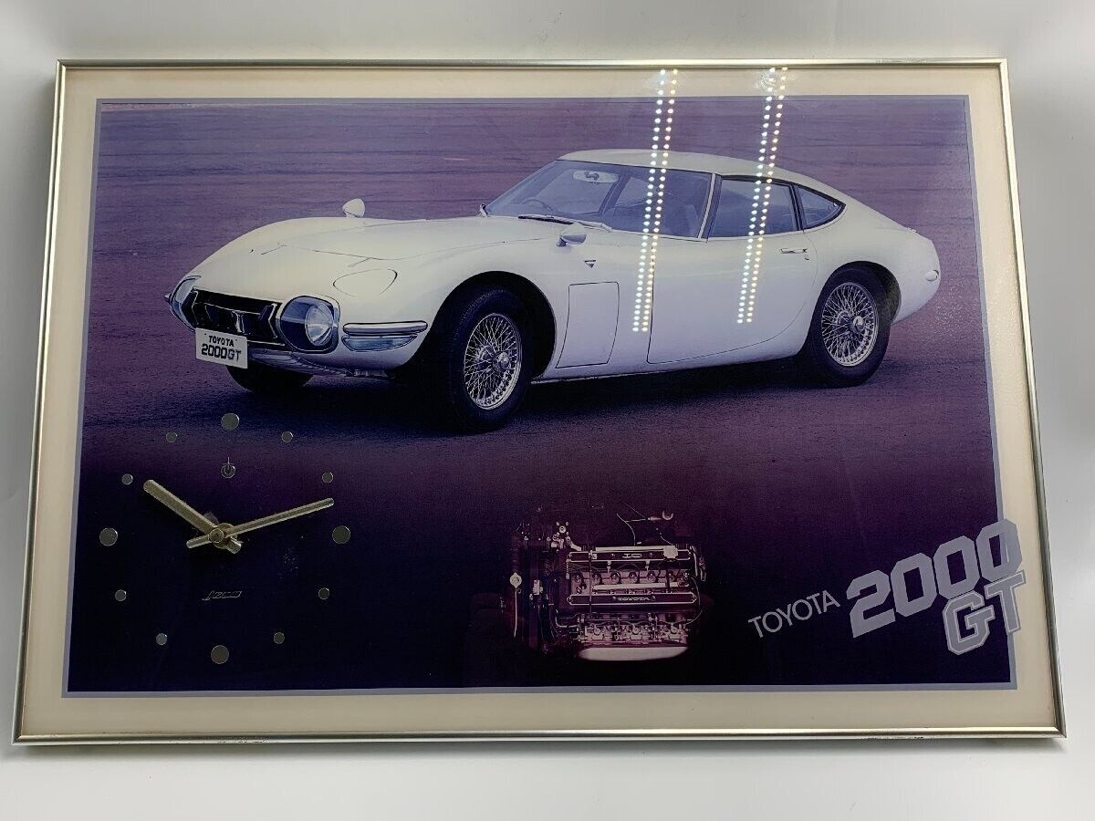 Vintage Jeco \\ Toyota 2000GT Wall Clock