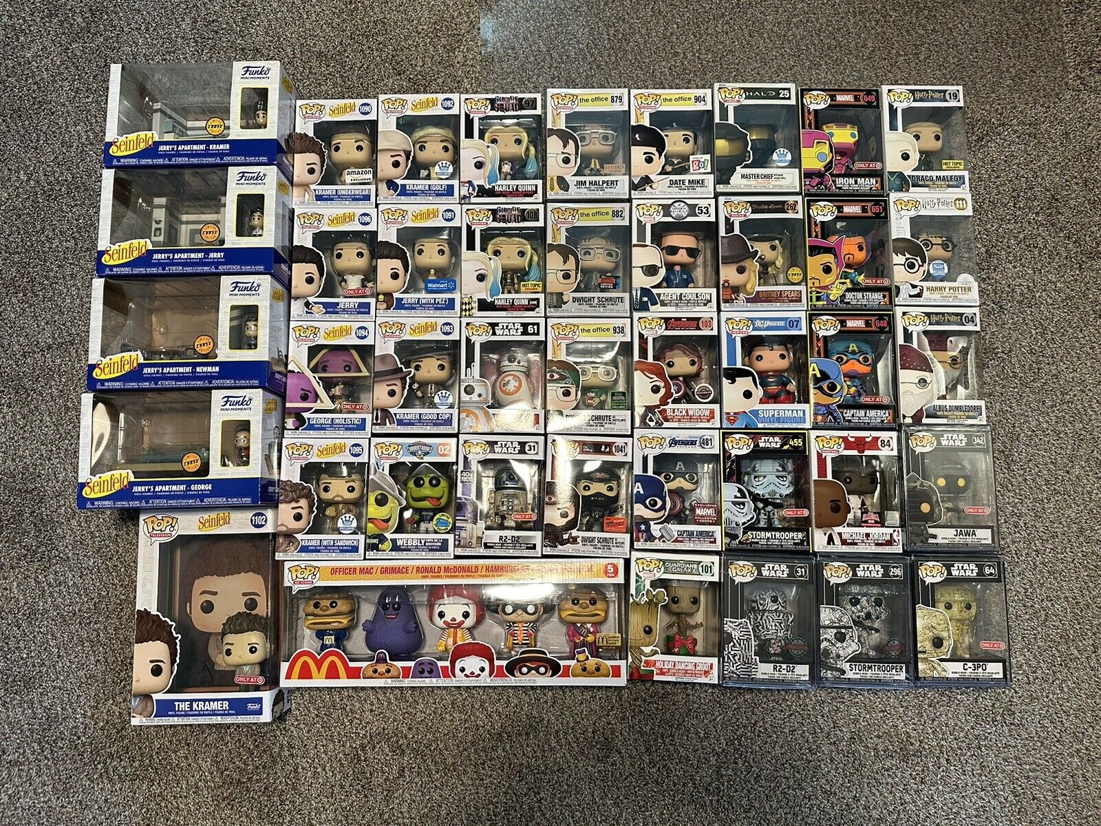 Funko Pop Lot Of 43 The Office Seinfeld And More