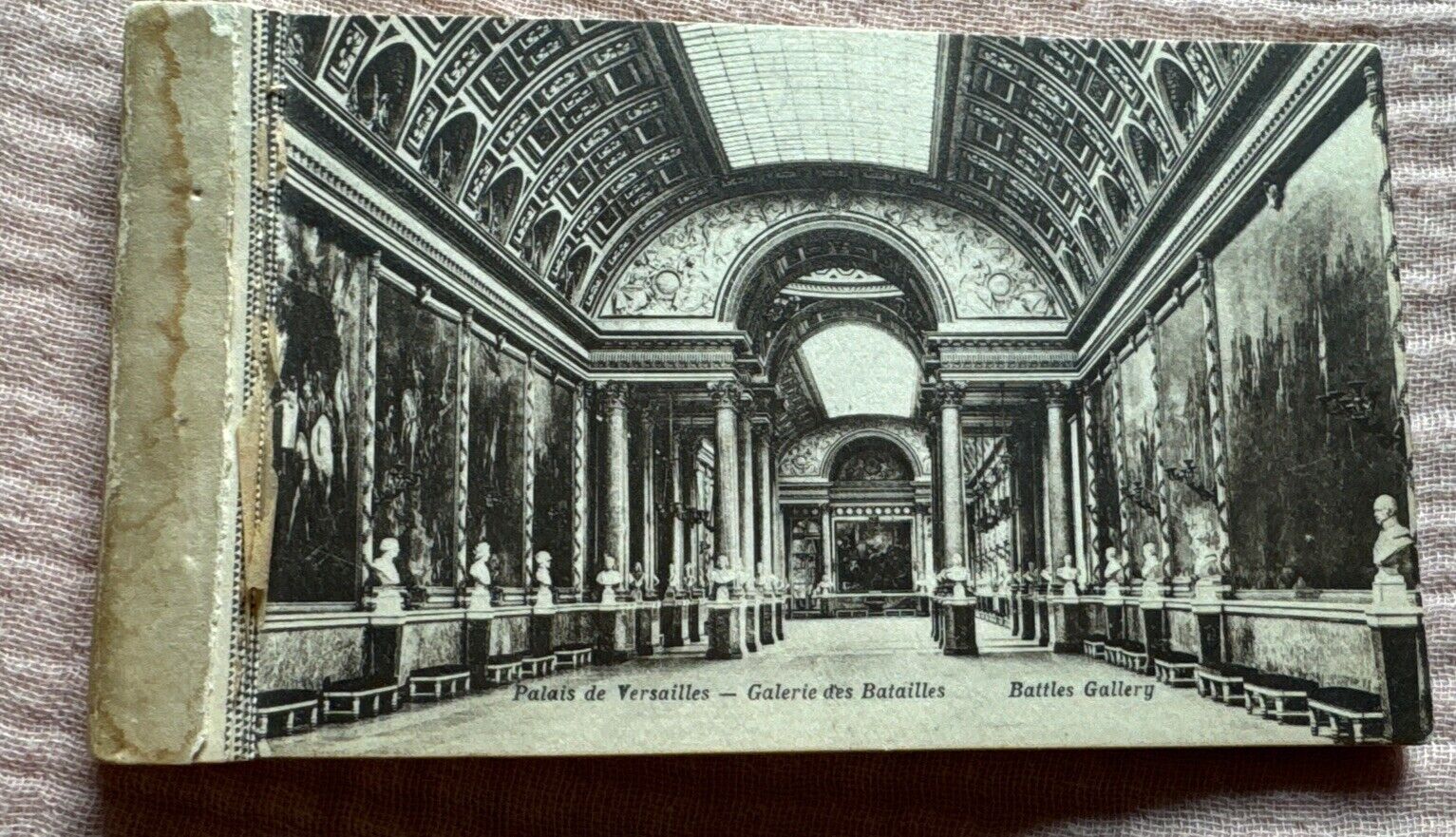 Antique Postcards From France Sepia Early Visit By Uncle To Palace Versailles