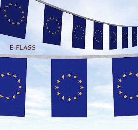 10 Metre EU Euro European Union Flags Eurovision Party Bunting SPEEDY DELIVERY