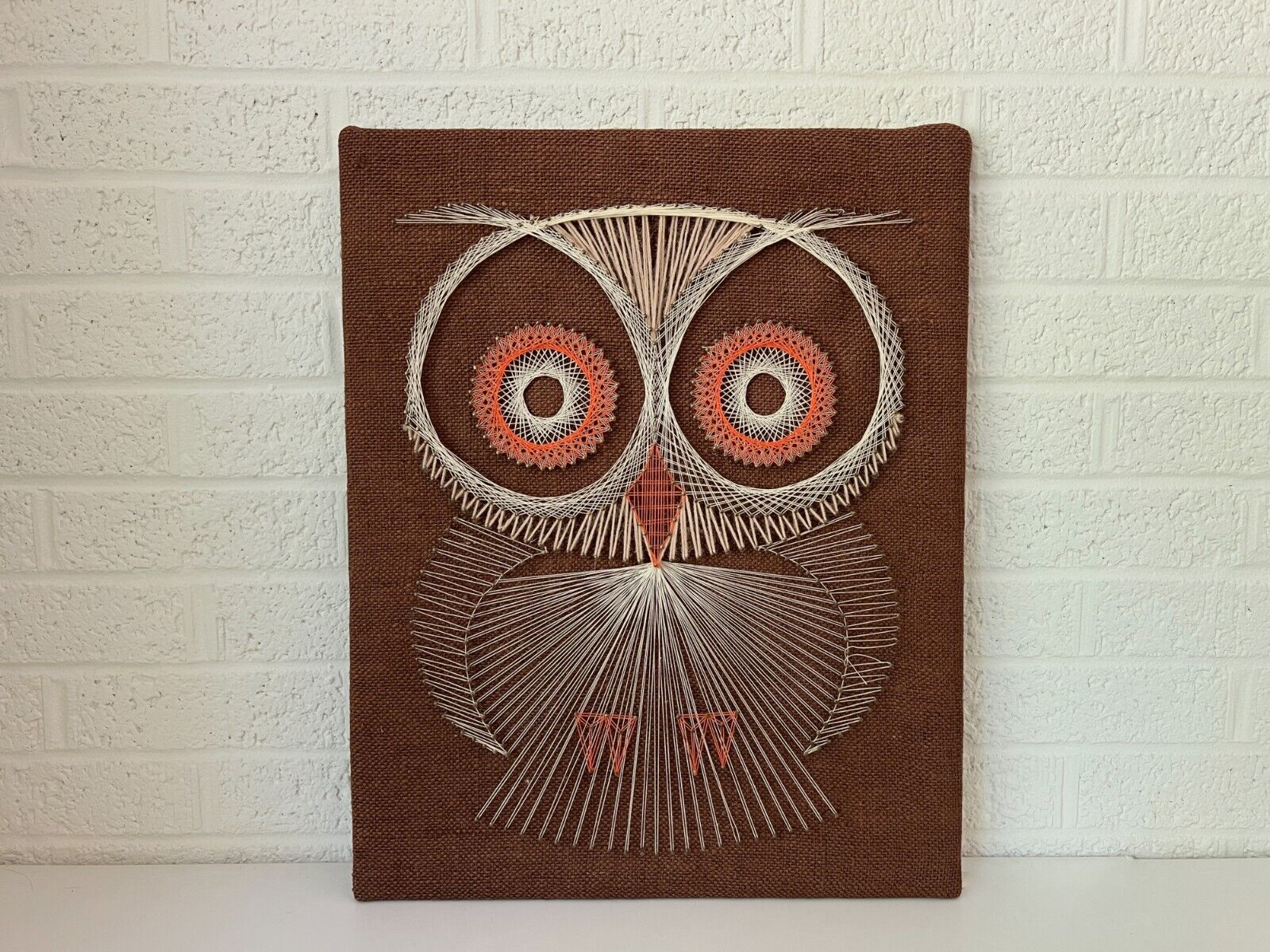 Vintage String Art Owl Design | Nails and String Art | MCM Boho