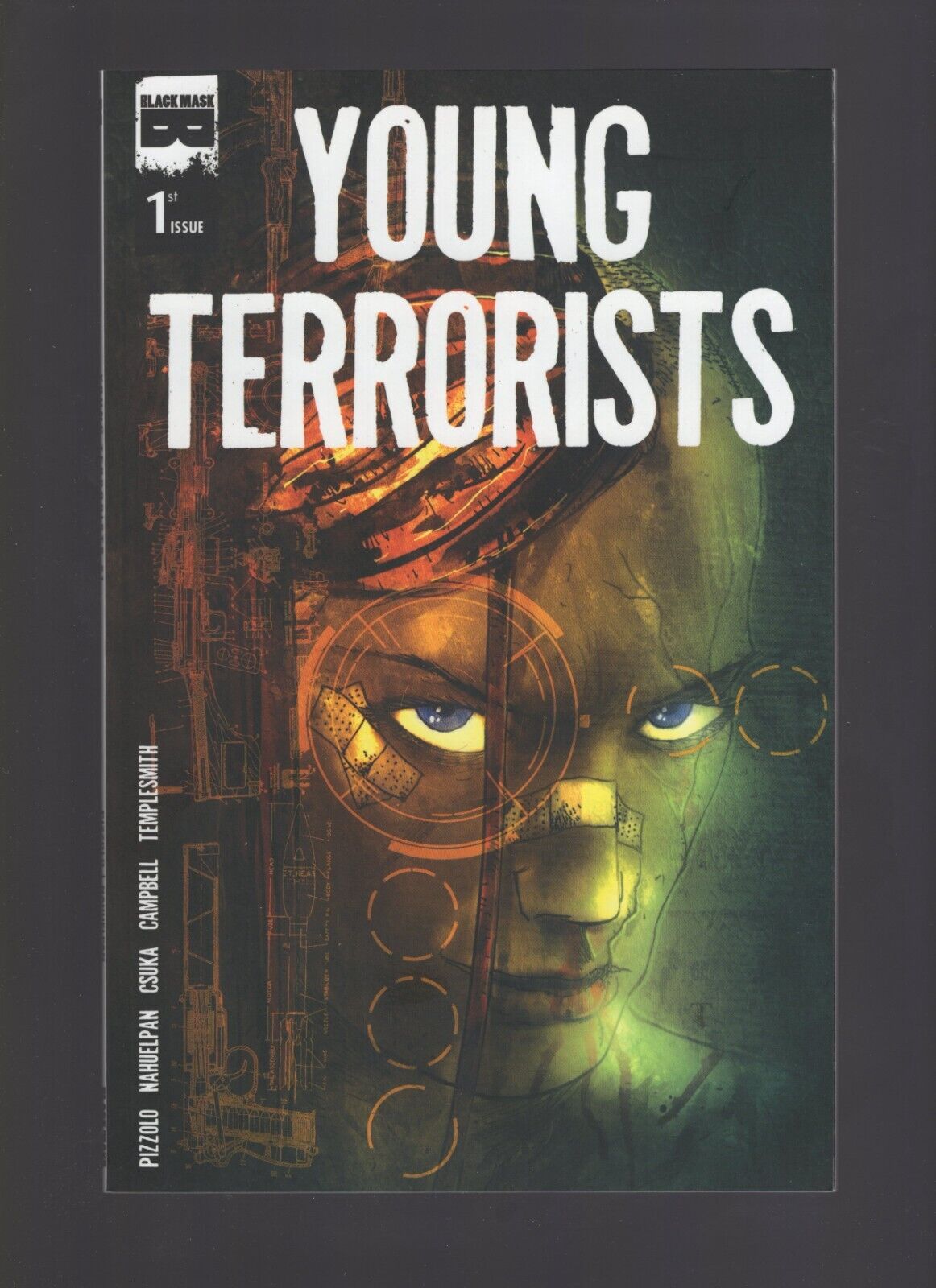Young Terrorists #1 - Ben Templeton Variant - Black Mask 2015 - High Grade