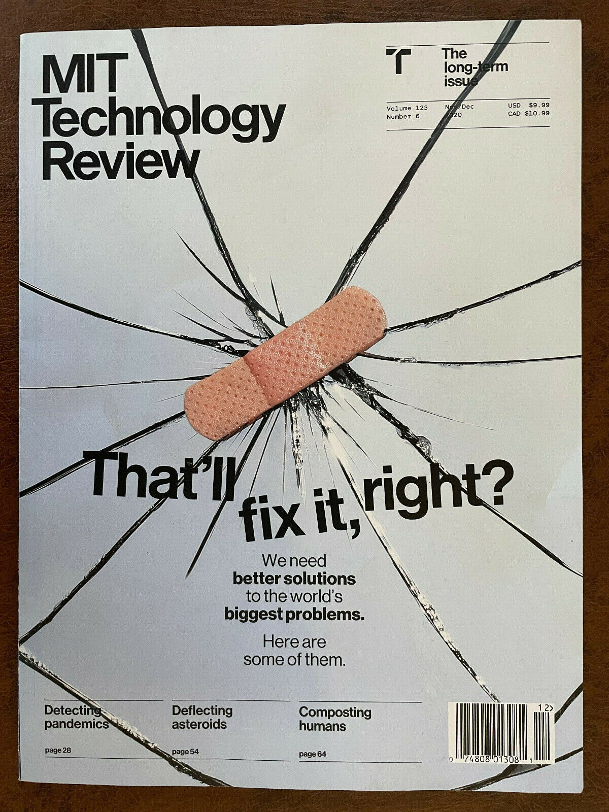 MIT TECHNOLOGY REVIEW Magazine November December 2020 Long Term Issue Asteroids