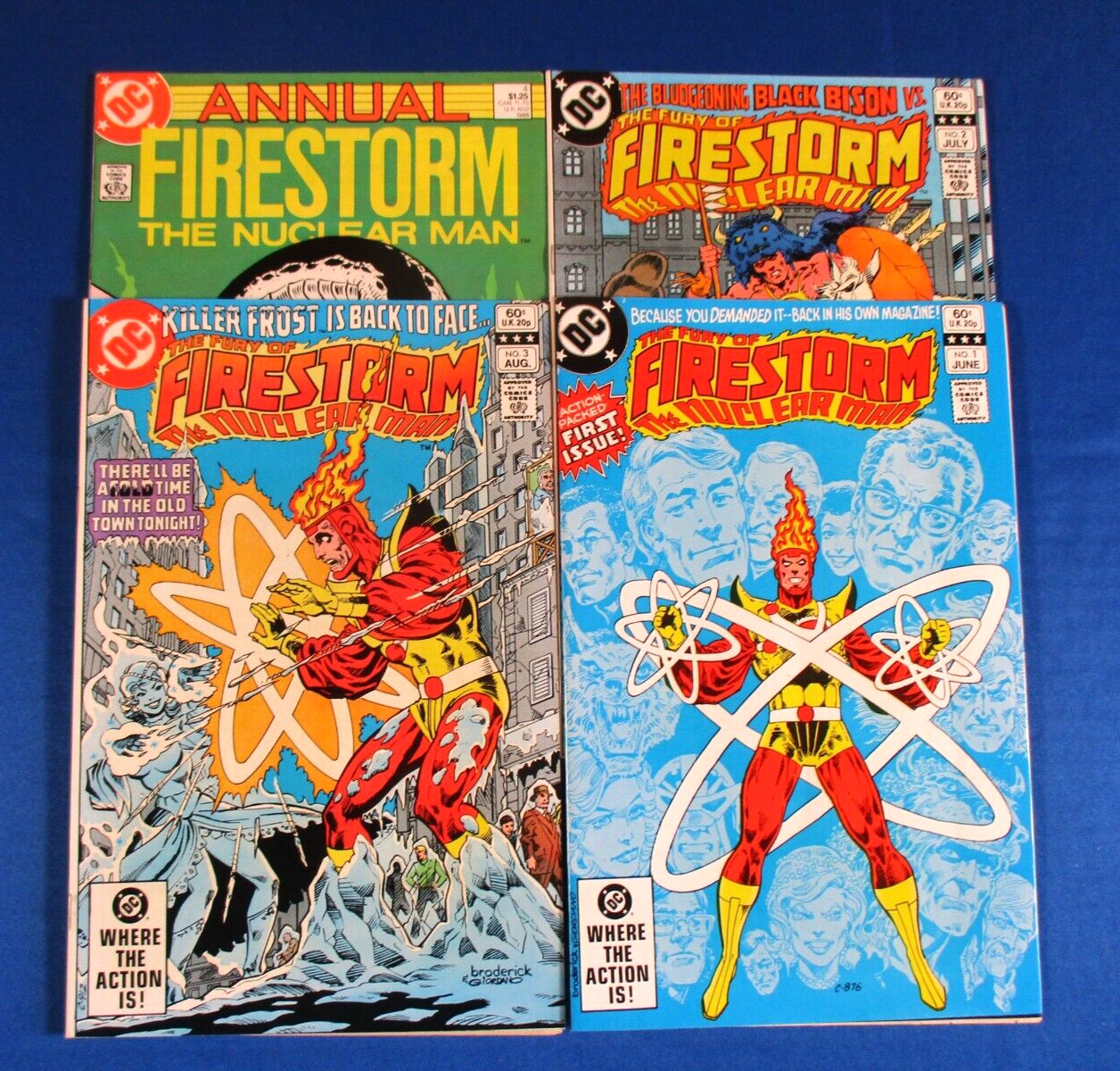 Firestorm The Nuclear Man  # 1 2 3  #4 Annual  DC Comics High Grade Lot of 4