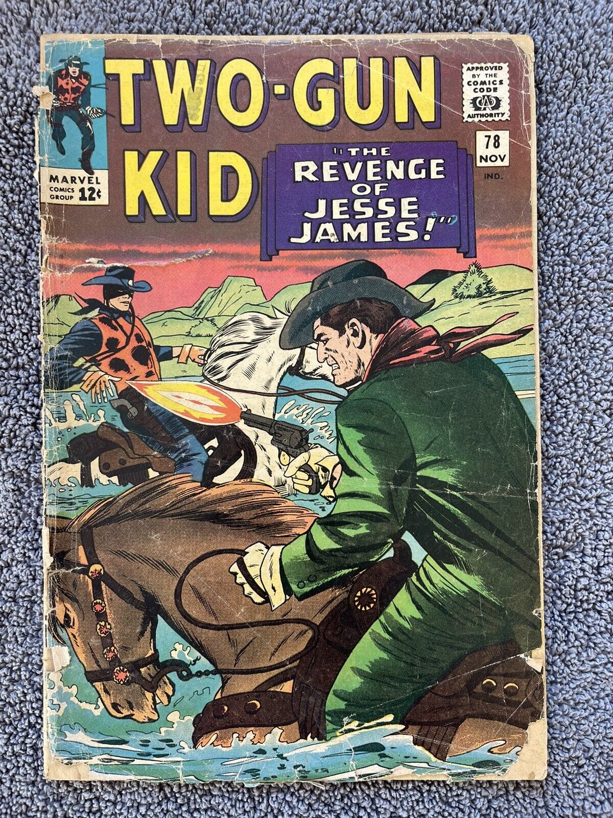 Two-Gun Kid #78 (Marvel, 1965) Revenge of Jesse James