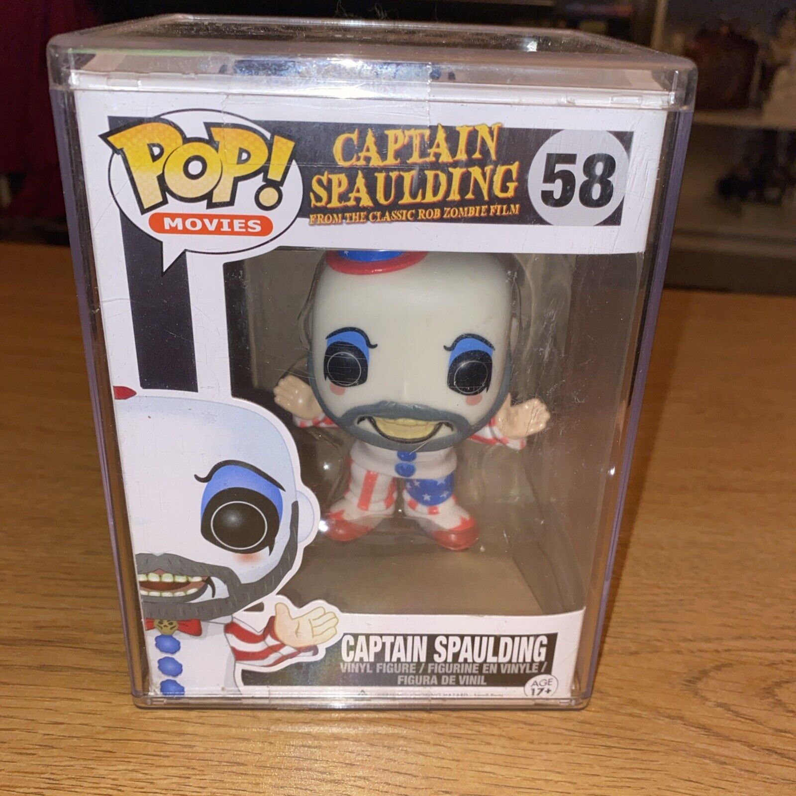 Funko Pop Captain Spaulding #58 Vinyl House Of A 1000 Corpses. In Protector.