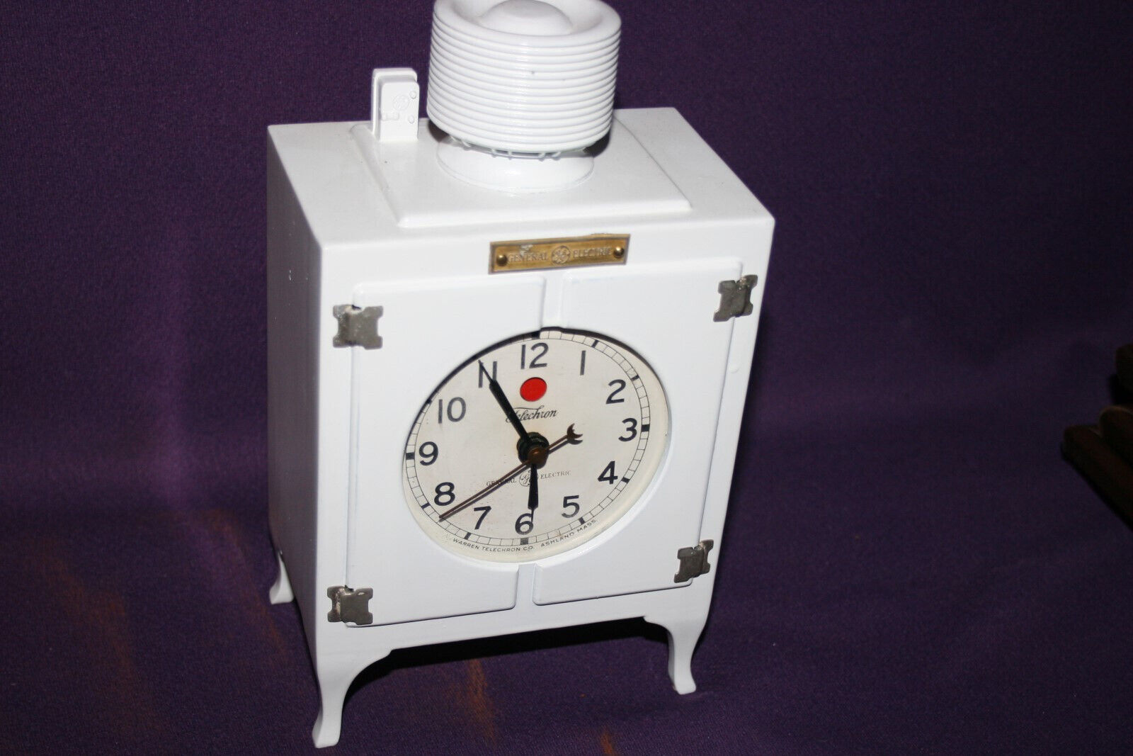 Vintage 1930's GE Refrigerator Clock Telechron  Working