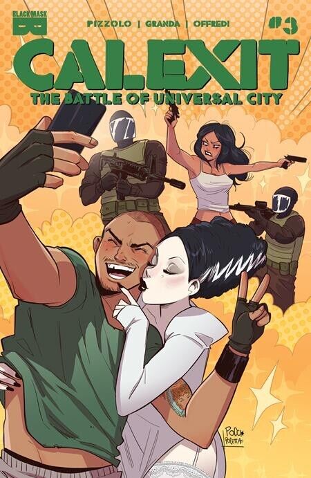 CALEXIT The Battle of Universal City #3 Cover B Elisa Pocetta MR Pre Order 8/21