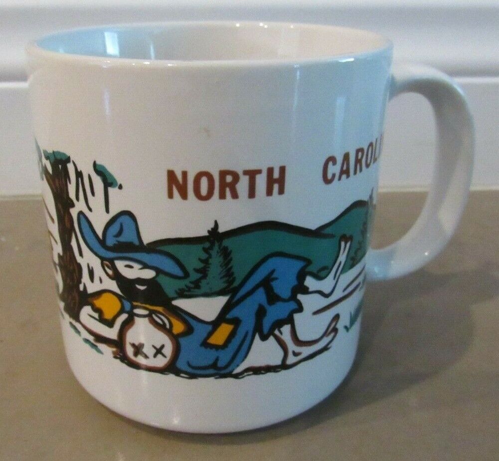 Vintage North Carolina Moonshiner Coffee Mug - NC