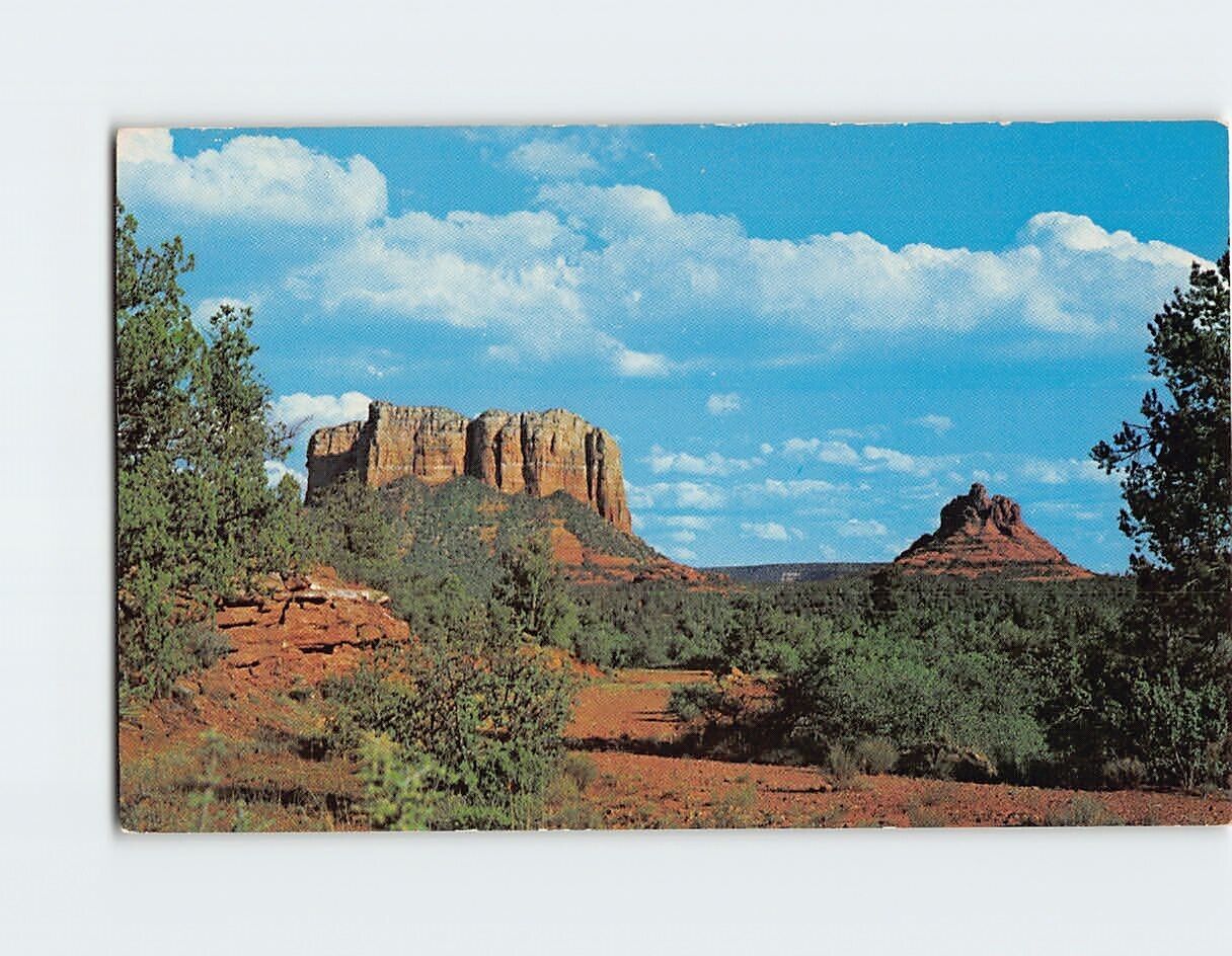 Postcard Bell & Church Rock Sedona Arizona USA