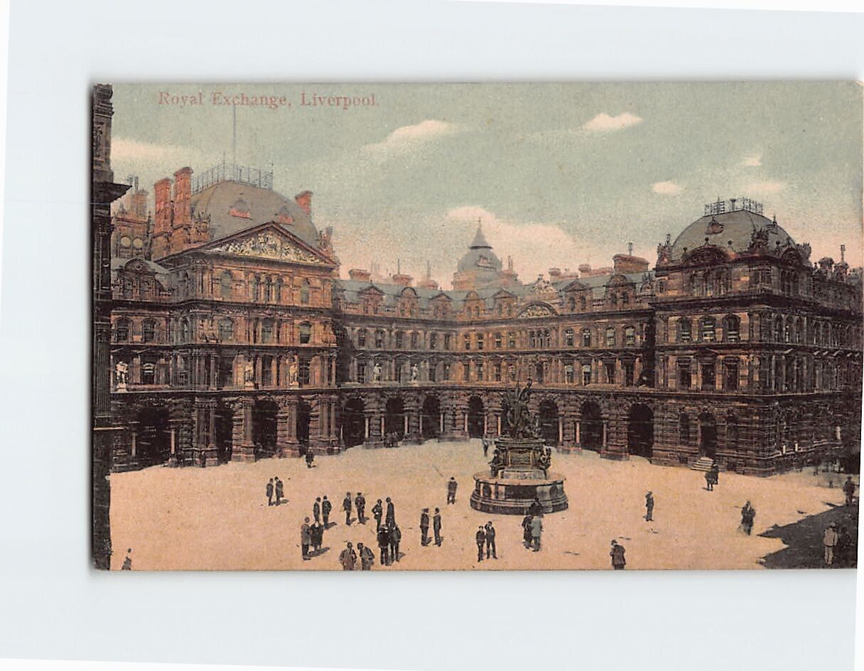 Postcard Royal Exchange Liverpool England