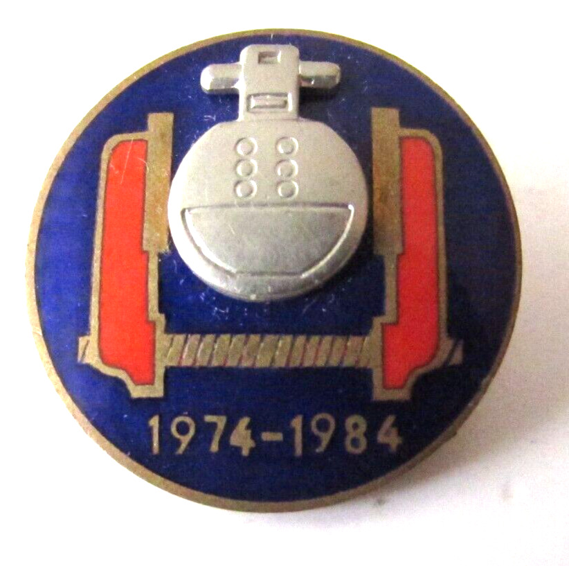 1974-1984 Russian Soviet Naval Submarine Enamel Badge CCCP
