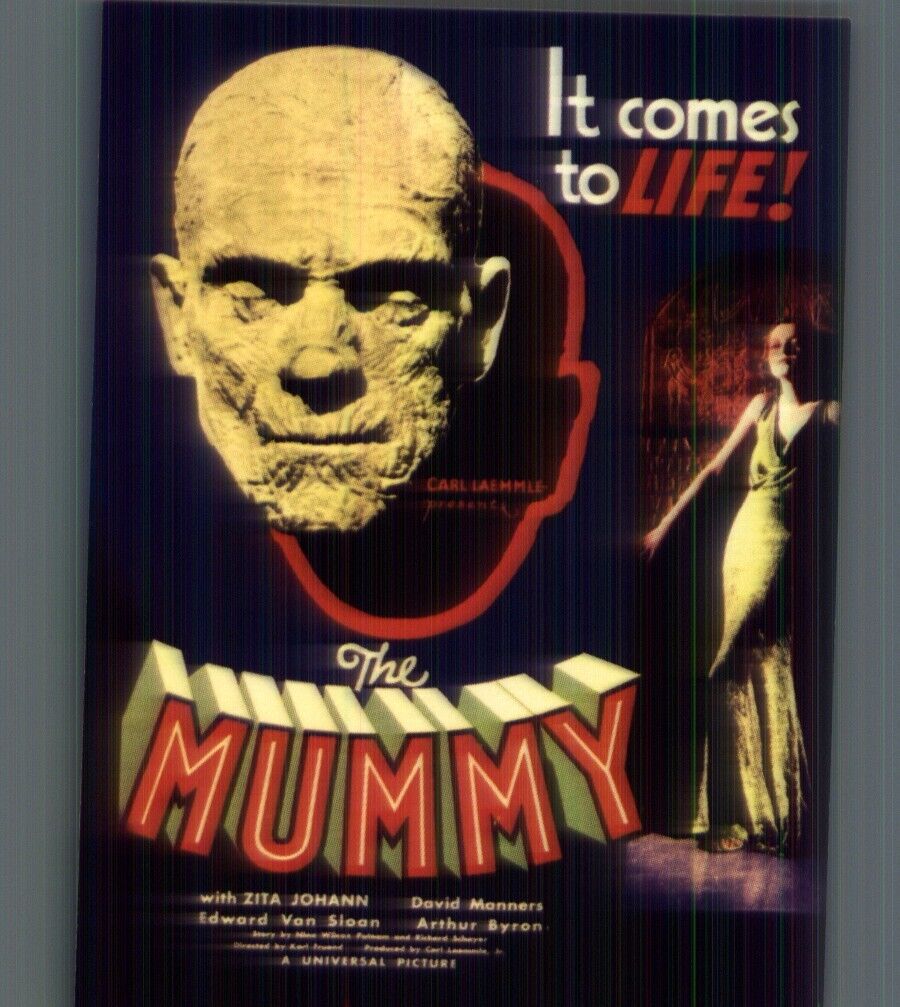 The Mummy 2009 breygent movie Poster card