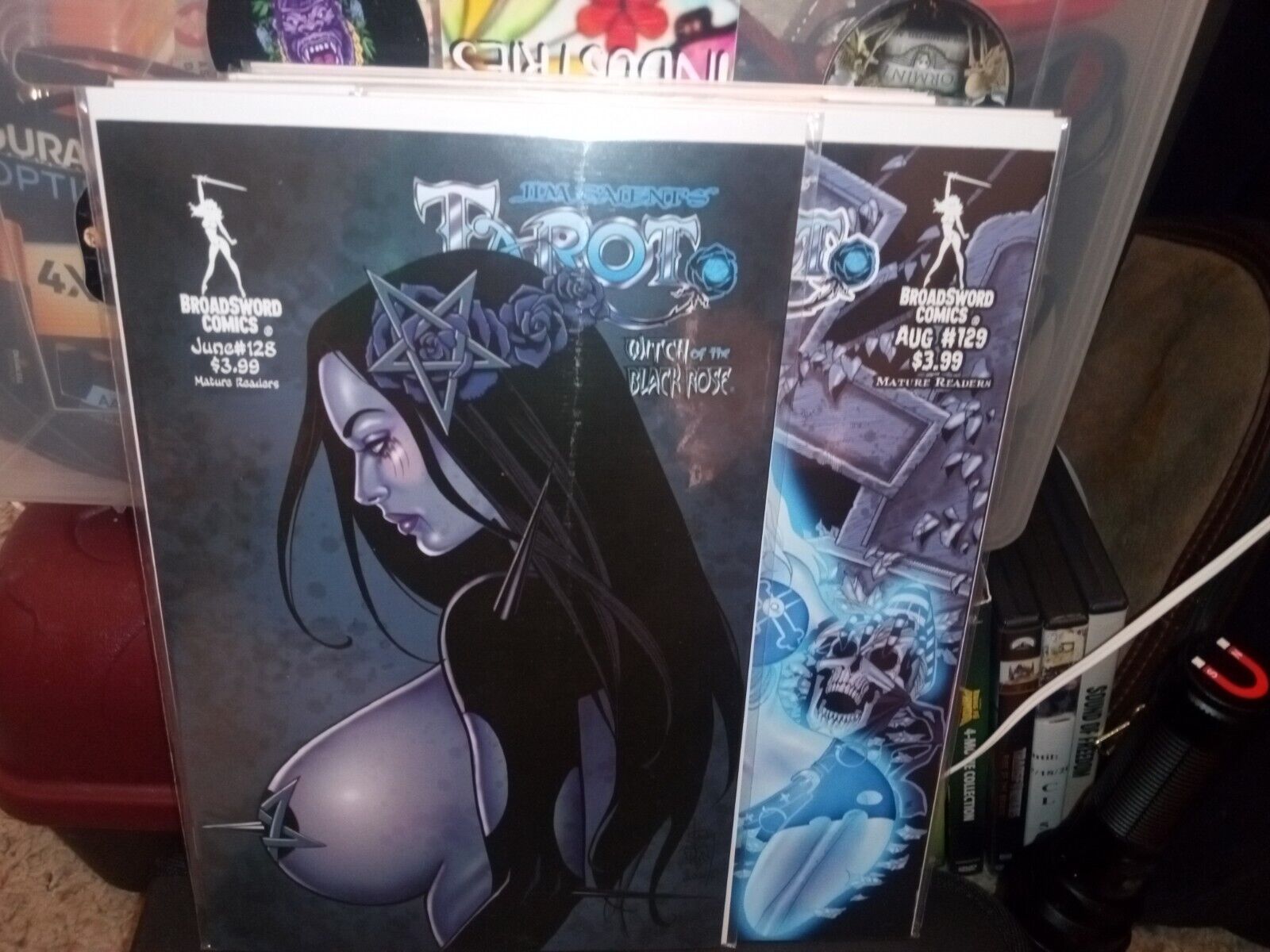 Tarot Witch Of The Black Rose #128 + #129 Nm Beautiful Covers
