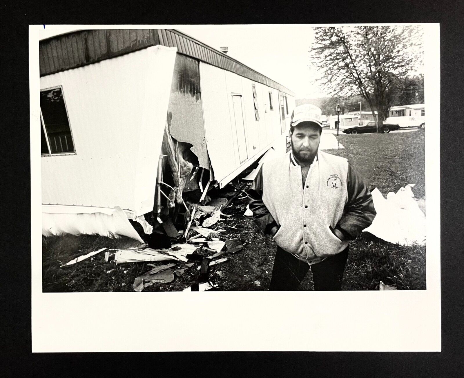1989 Independence MO Trailer Mobile Home Car Crash US 40 Arends VTG Press Photo