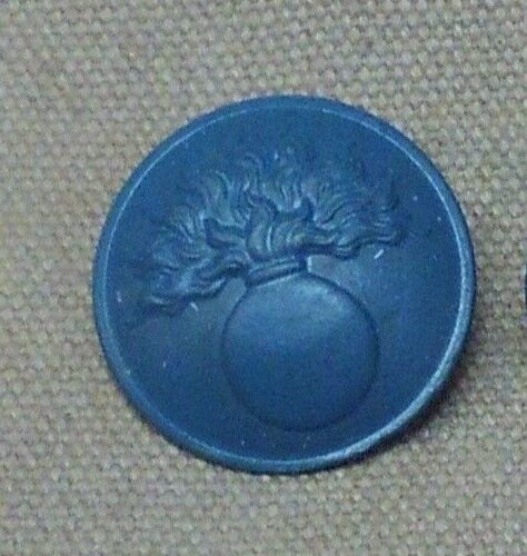WWI French Button, Painted Large buttons by the each