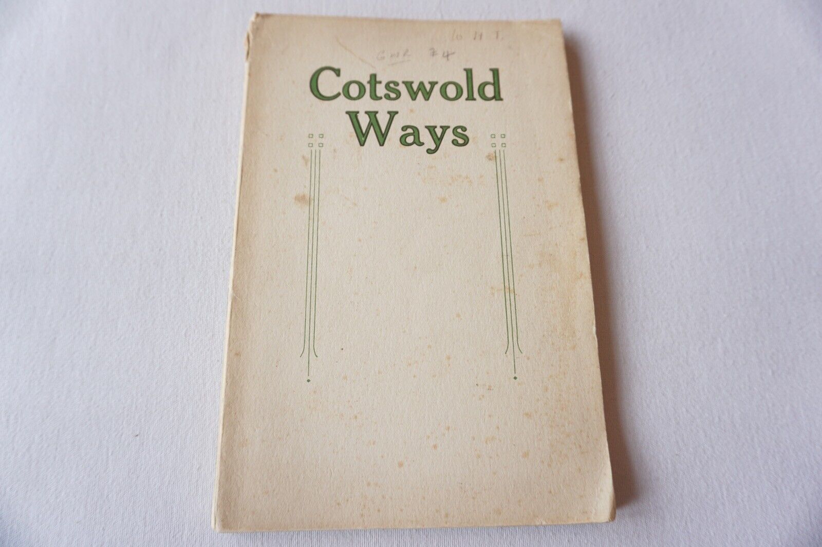 c1930s GWR Cotswolds Ways Railway Guide Book with Map
