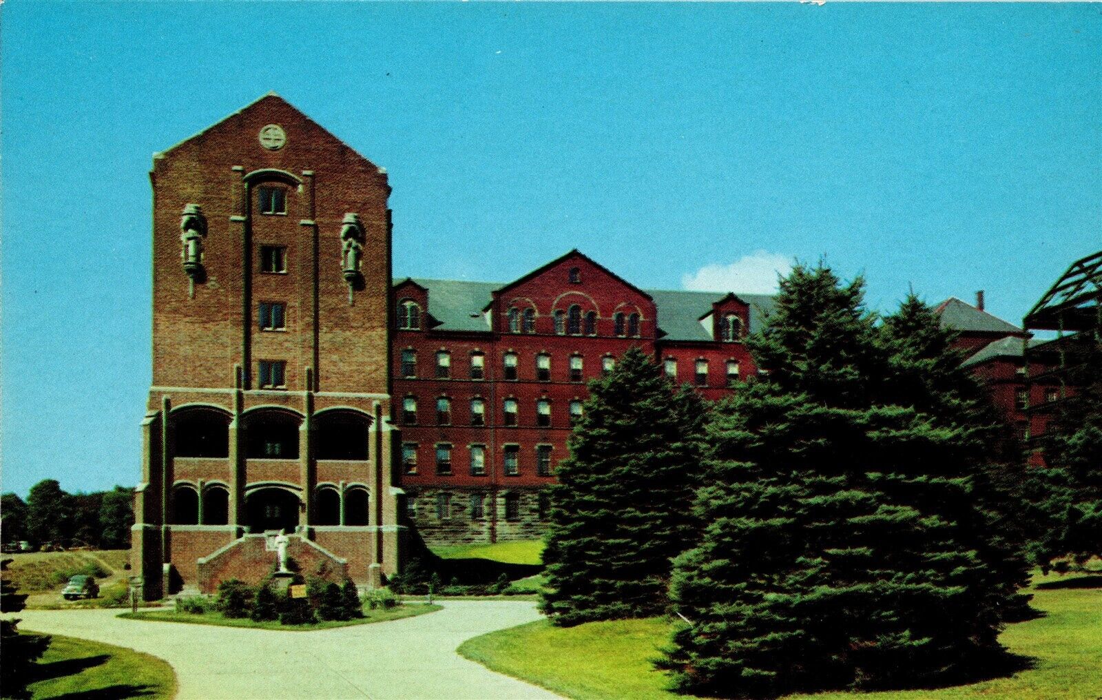 Latrobe PA Saint St. Vincent College Westmoreland County Vtg Postcard View