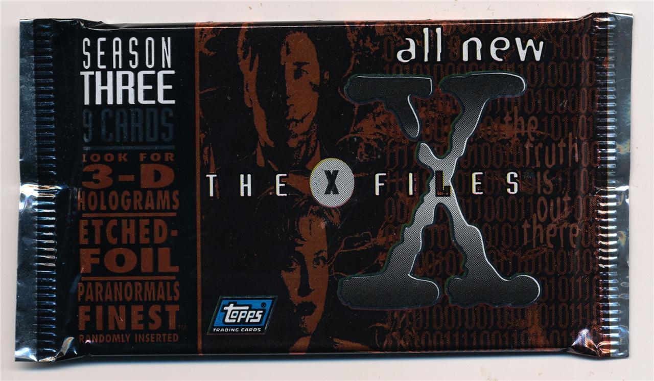 1997 Topps X Files Season 3 Trading Card Pack
