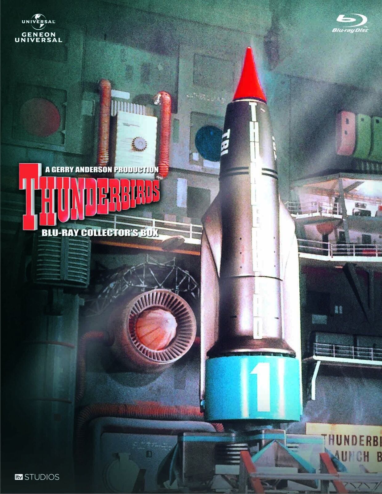 Geneon Universal Thunderbirds Japan Original Hd Master Blu-Ray Box 9 Disc