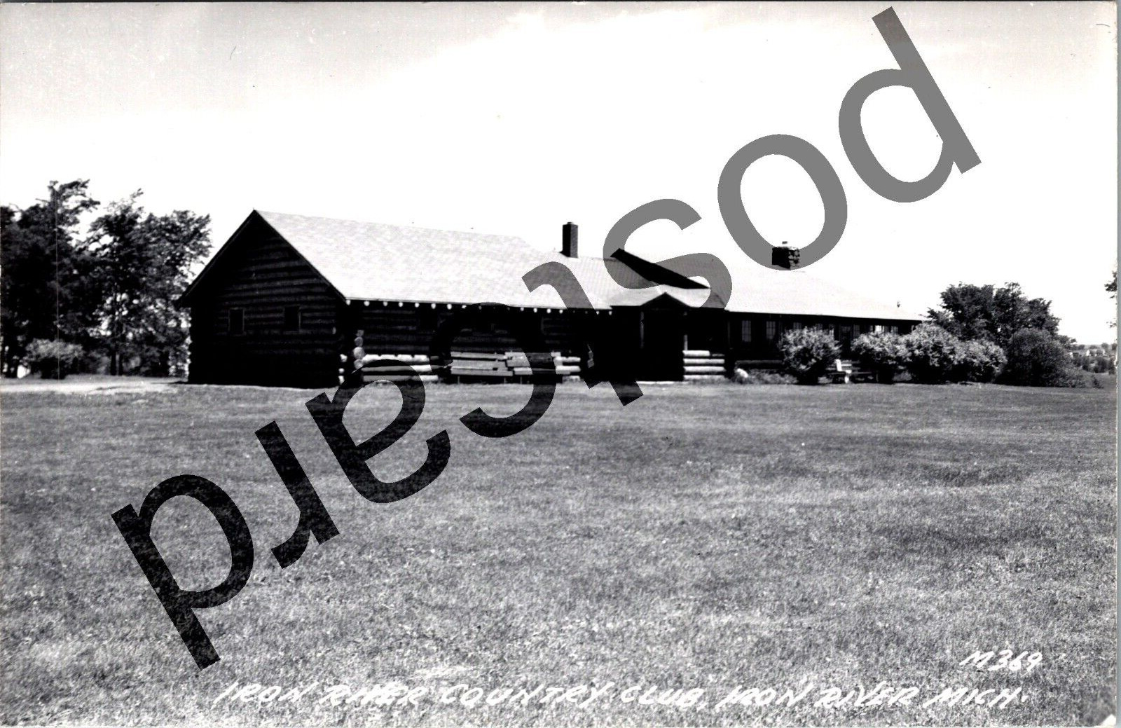 1953 IRON RIVER COUNTRY CLUB, Iron River MI,  L.L. Cook RPPC postcard jj267