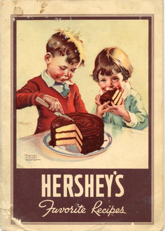 Hershey\'s Favorite Recipes Vintage Homemaker Cooking Booklet Cookbook 1937
