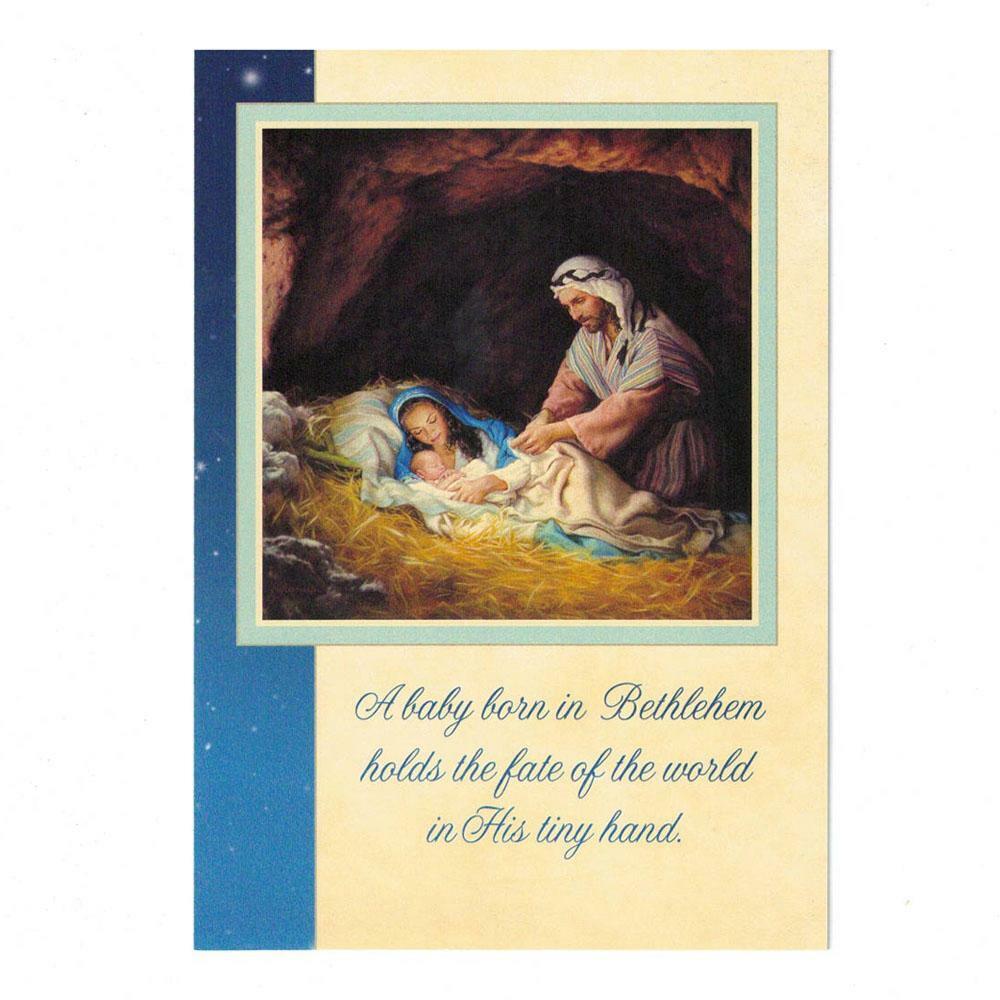 It's Christmas Set of 2 Born In Bethlehem Greeting Cards