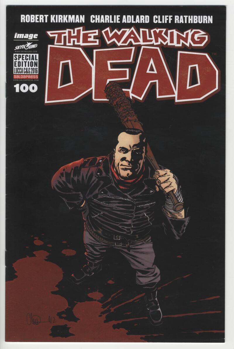 The Walking Dead #100 6.5 W Italian Foreign Comic Book 1st Negan Image Comics 20