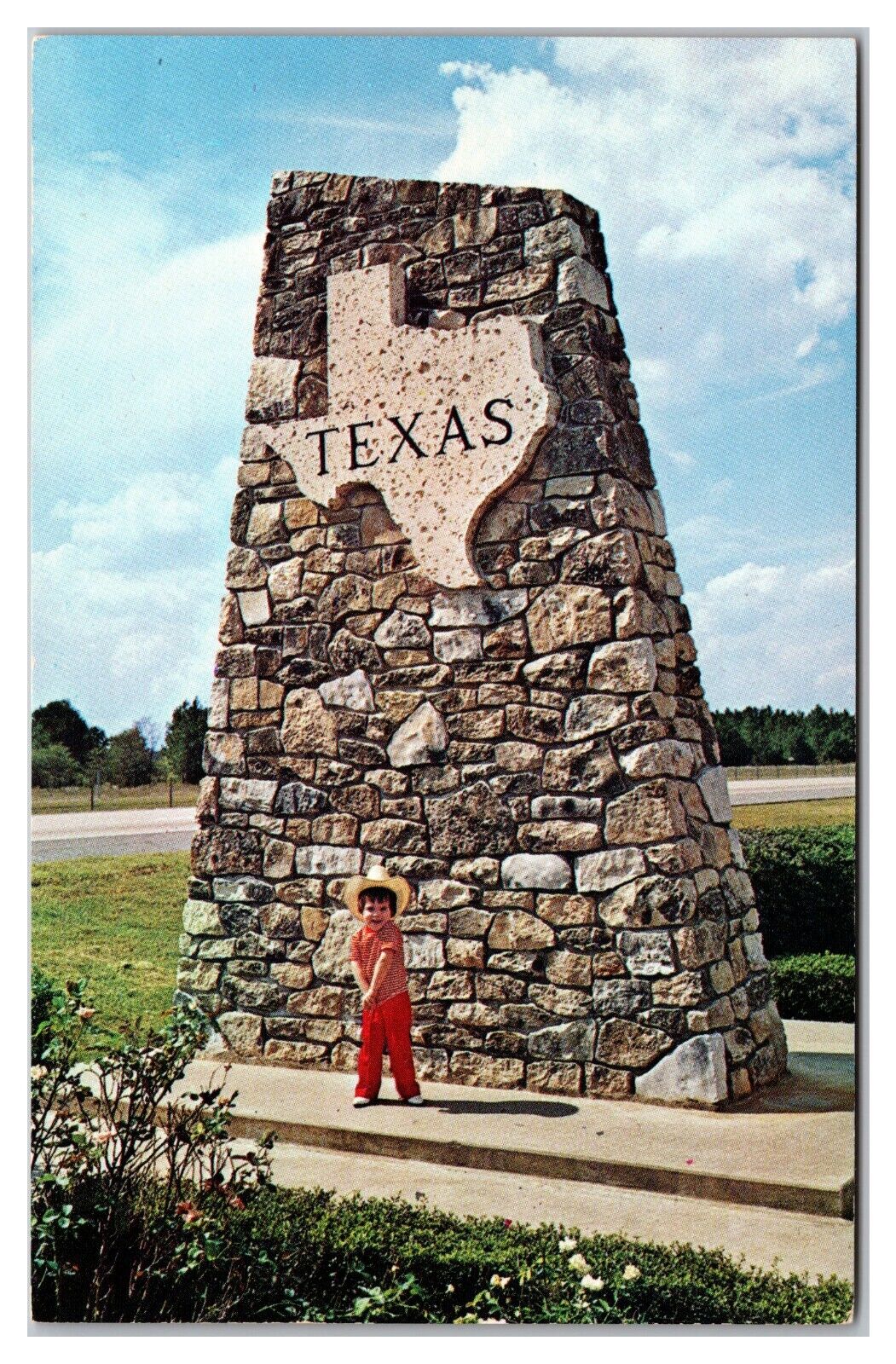 Texas Entrance Postcard