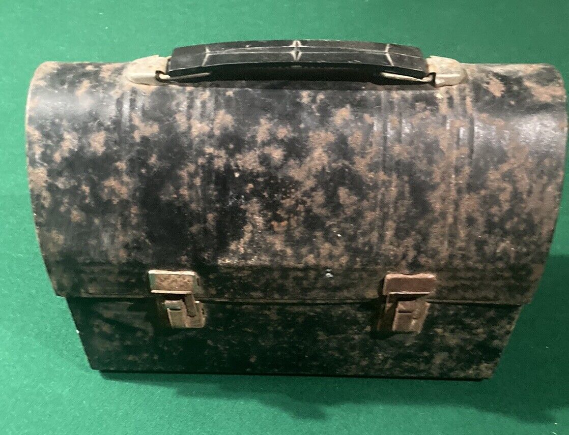Antique Aladin Lunch Box Nashville Tennessee. Miners Lunchbox.