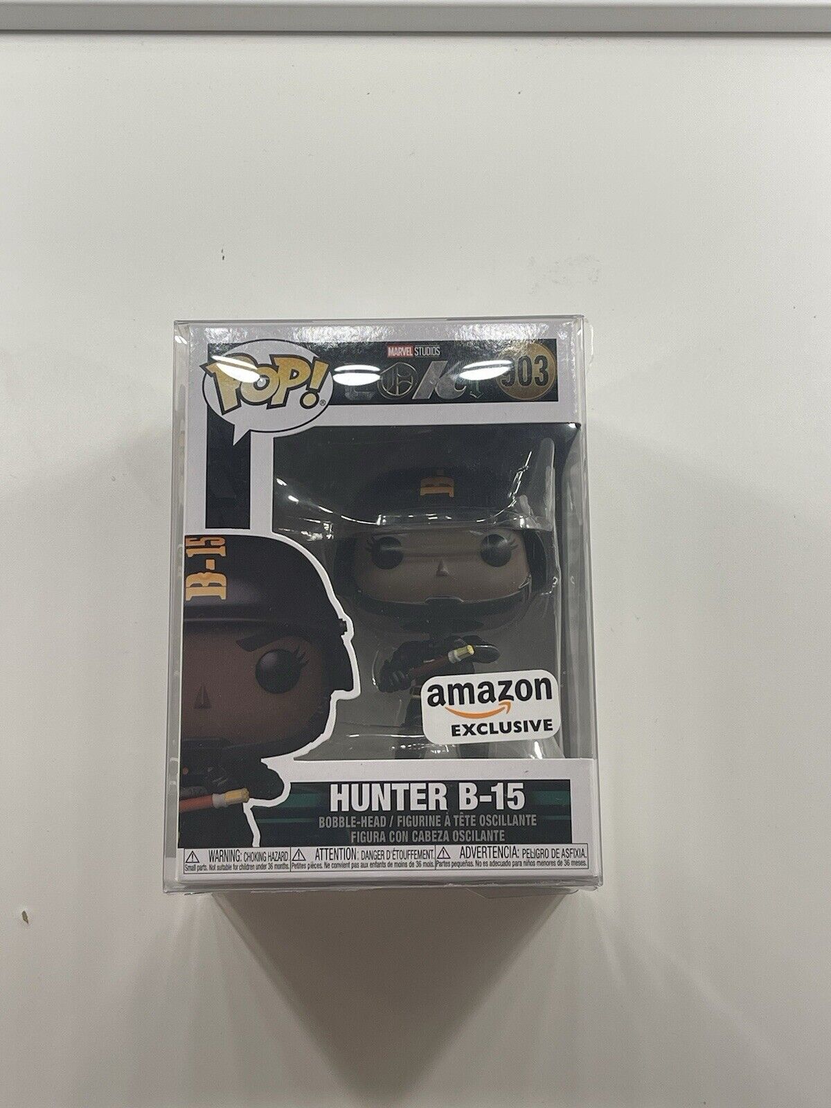 Amazon Exclusive:  Hunter B-15 Funko Pop from  Marvel Loki  with  Protective Box