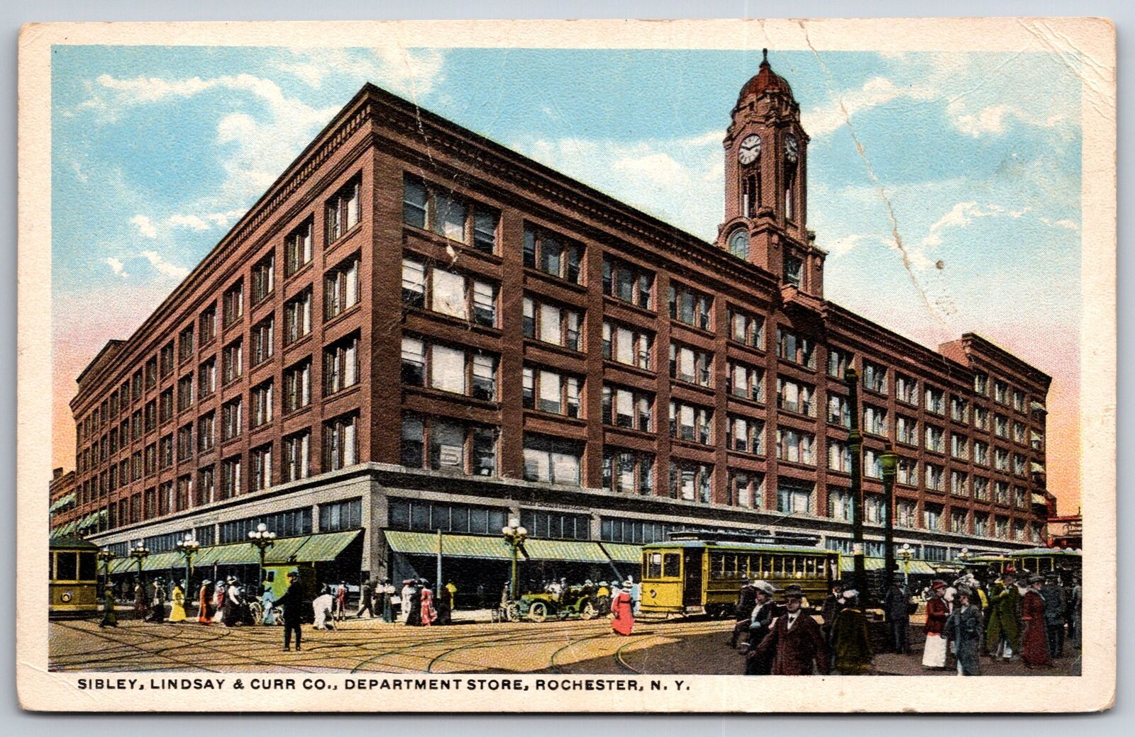 Rochester New York~Sibley Lindsay & Curr Co Department Store~Vintage Postcard