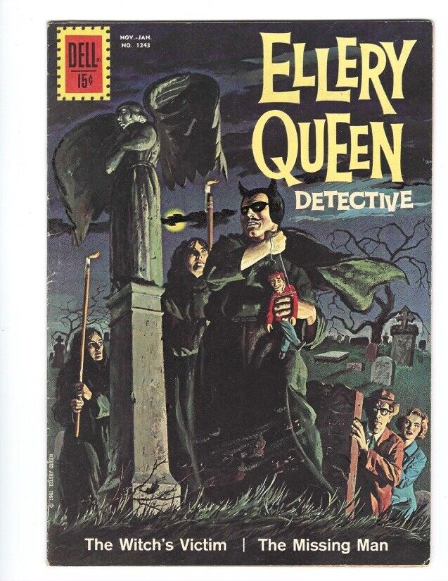 Four Color Comics #1243 Ellery Queen Detective Dell 1962 FN+ Beauty Combine