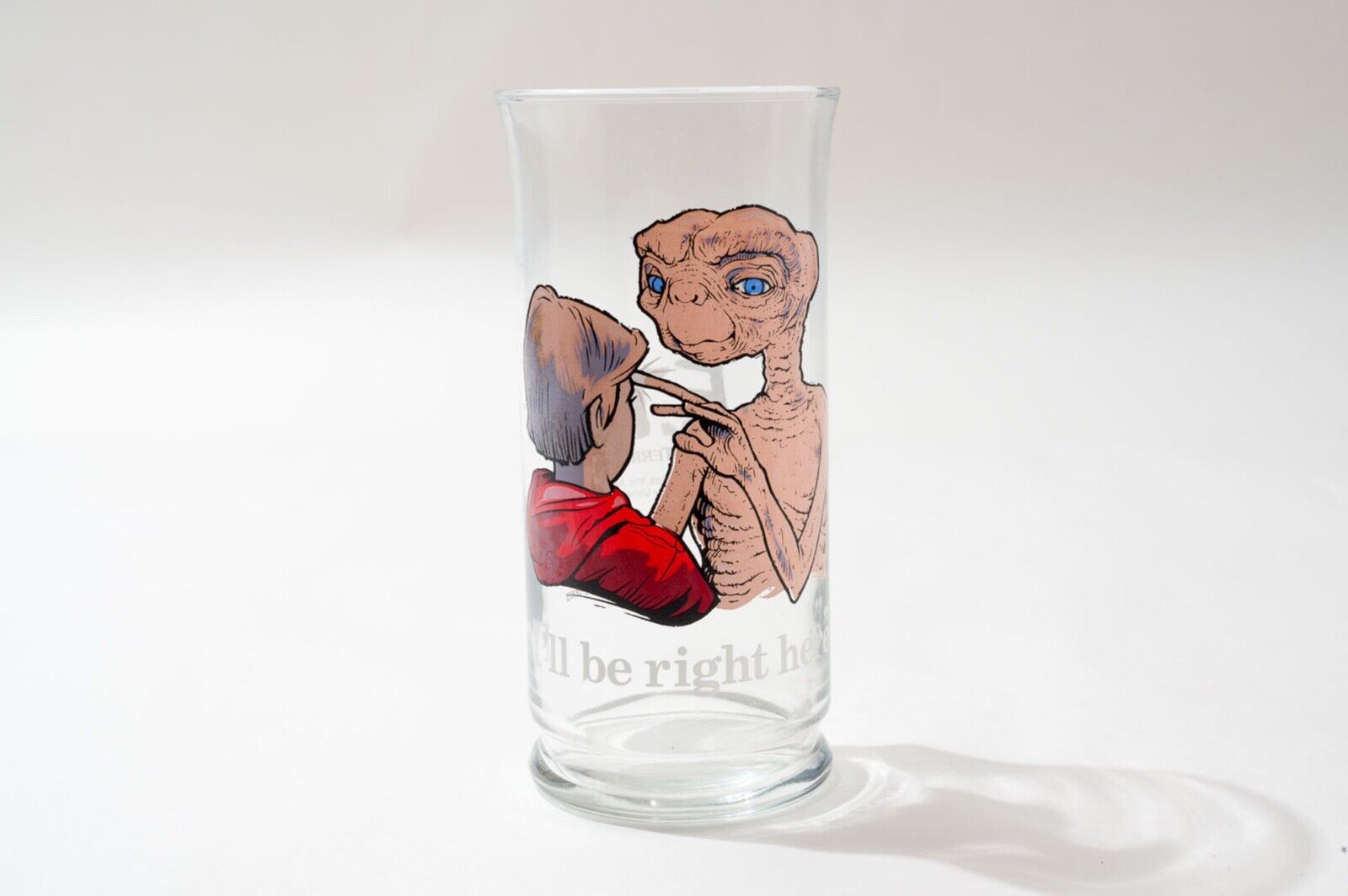 Vintage 1982 Pizza Hut E.T. Ill be right here Limited Edition Collector’s Glass