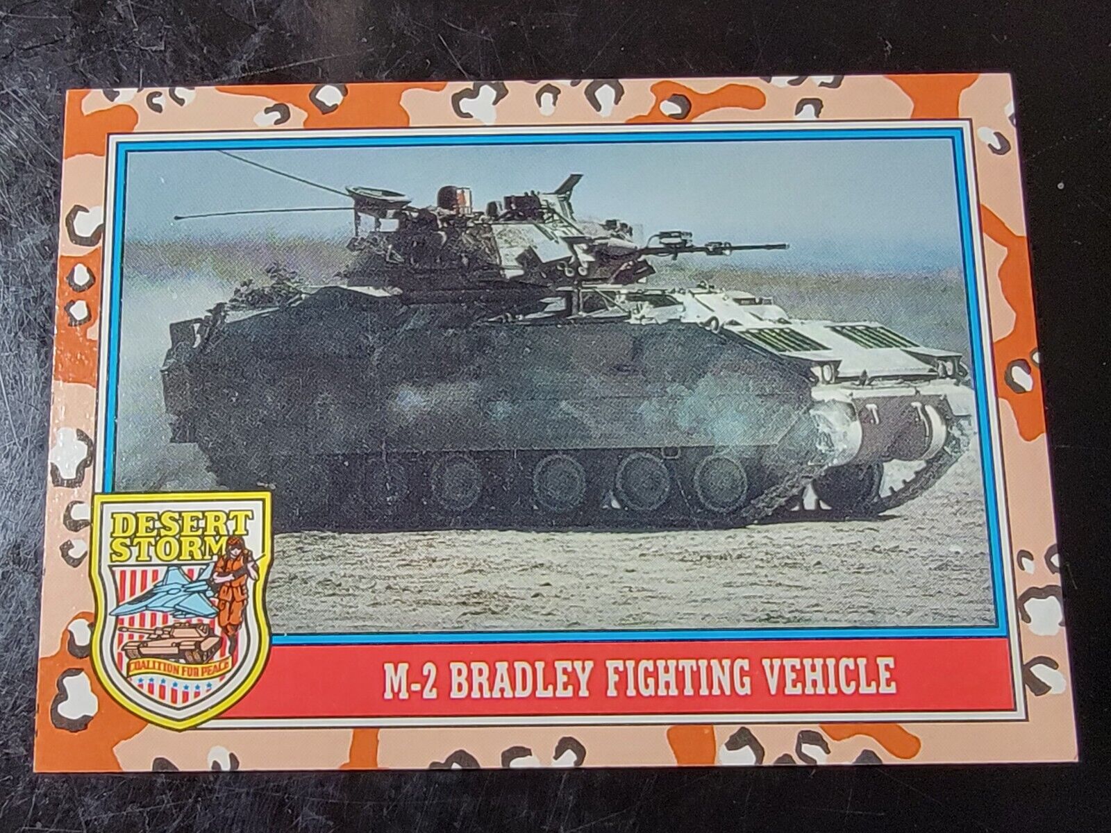 1991 Topps Desert Storm 2nd Series #93 M-2 Bradley Fighting Vehicle