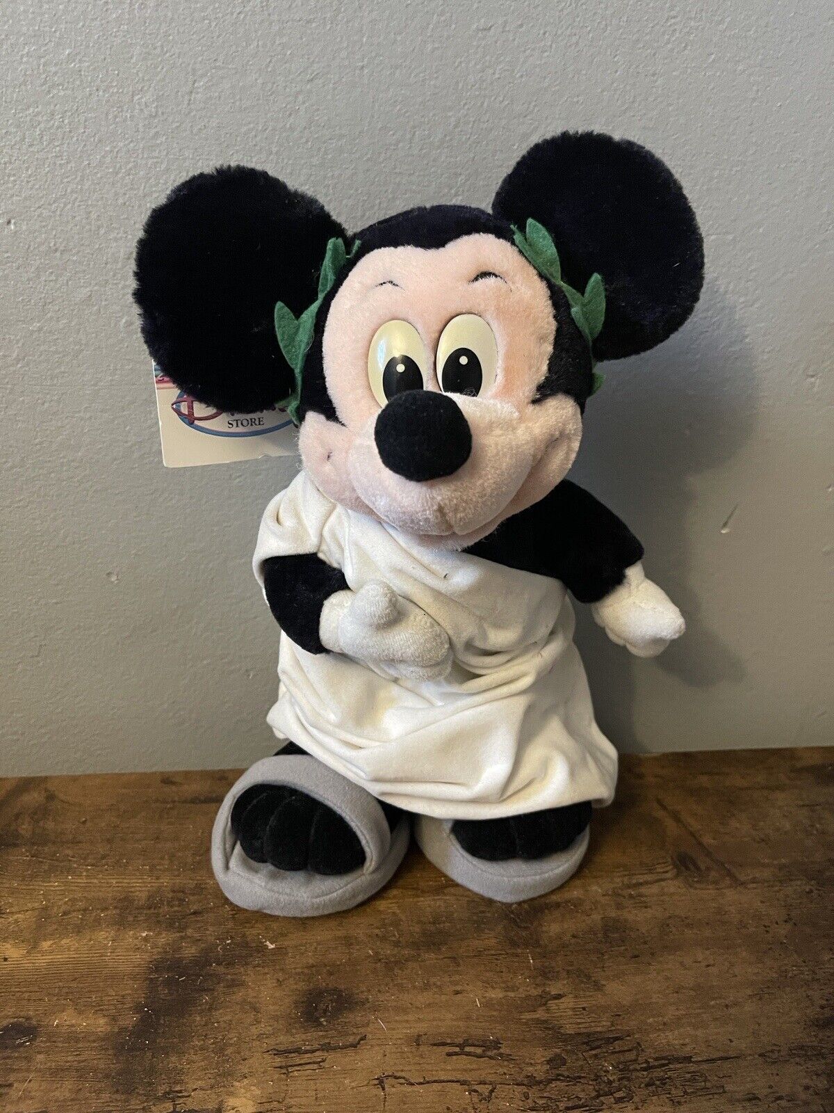 Disney Store Vintage Cute Soft Toga Mickey Mouse Plush 11 Inches