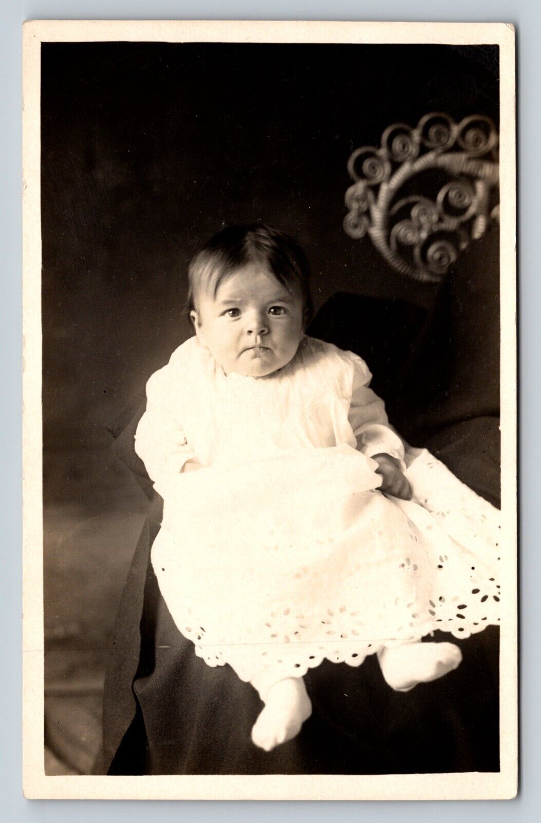 c1910 RPPC 4 Month Old Baby Classic Collectible ANTIQUE Postcard