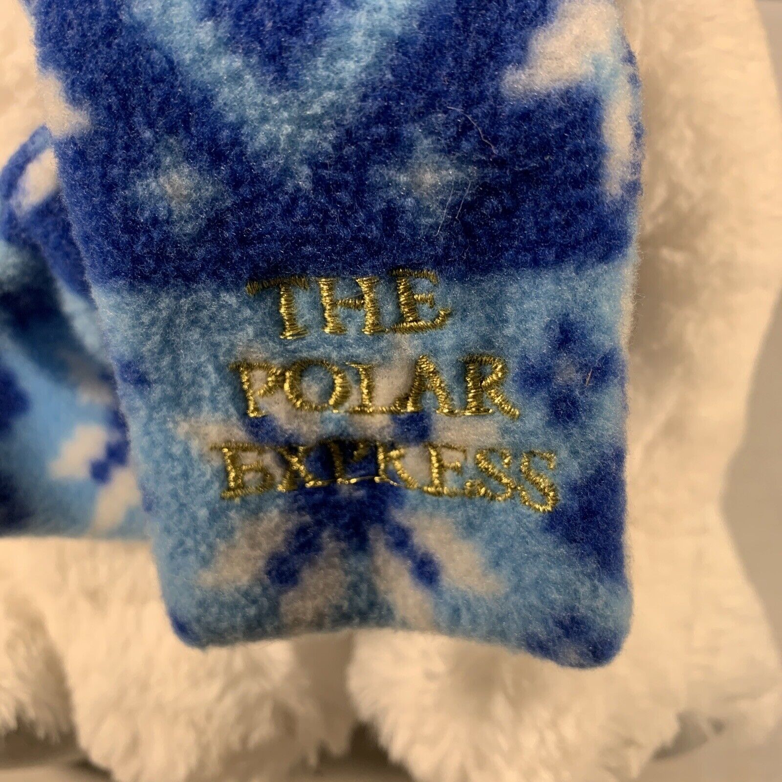 The Polar Express White Polar Bear Stuffed Animal Plush 12