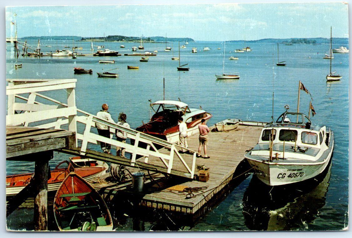 Postcard - Yachts At Anchor
