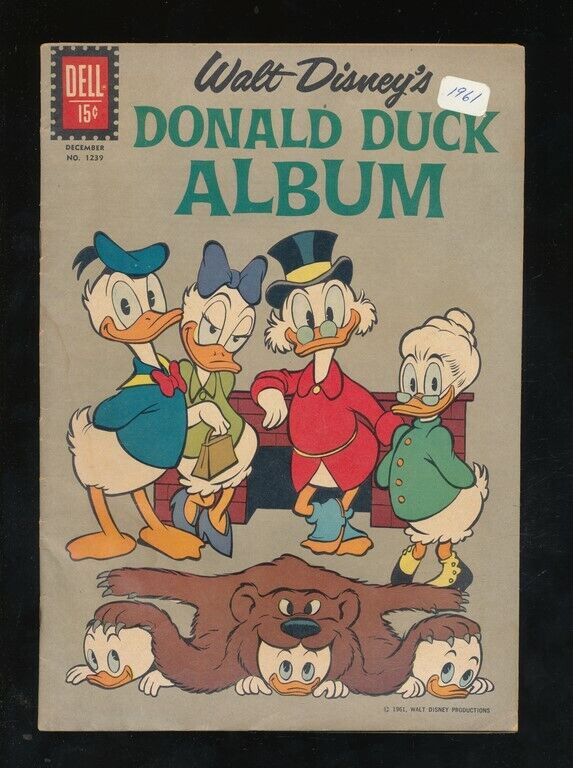 Disneyana-Comics-DELL 4 color 1239-Donald Duck Album-1961-Carl Barks