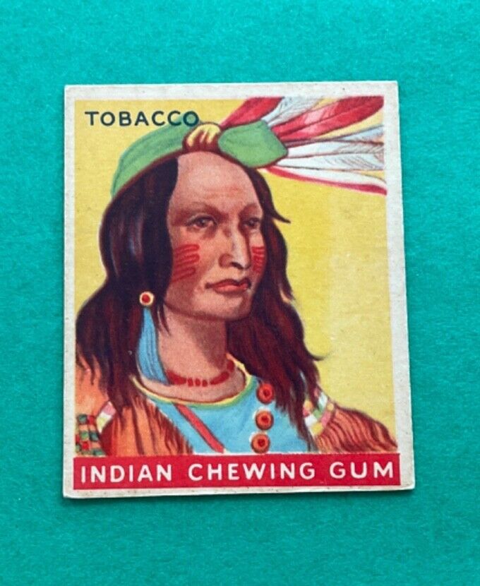 1933 Indian Gum #123  Tobacco  Series of 192  Beautiful Card  R73