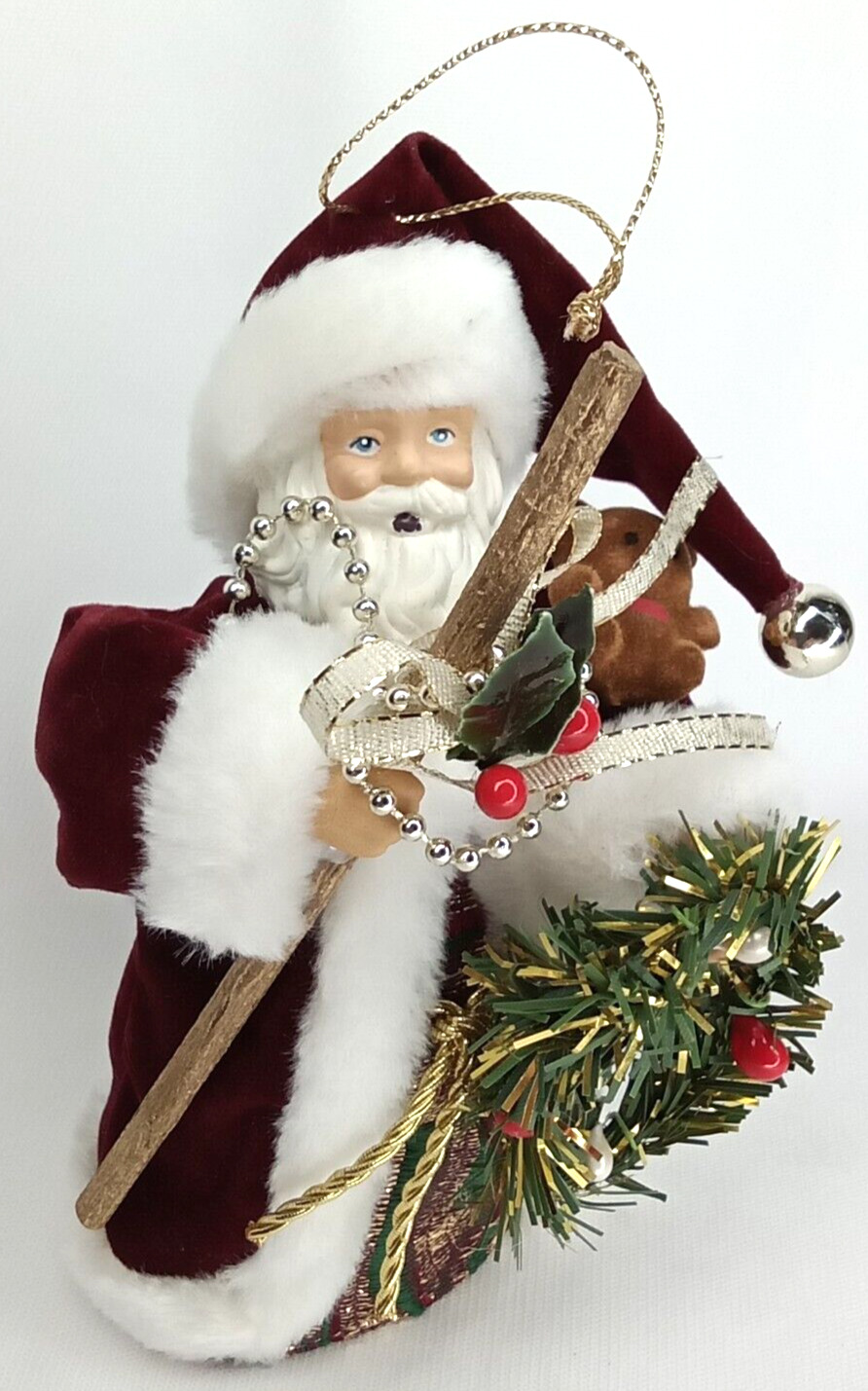 Christmas Ornament Old World Santa Claus Vintage Holiday Decor