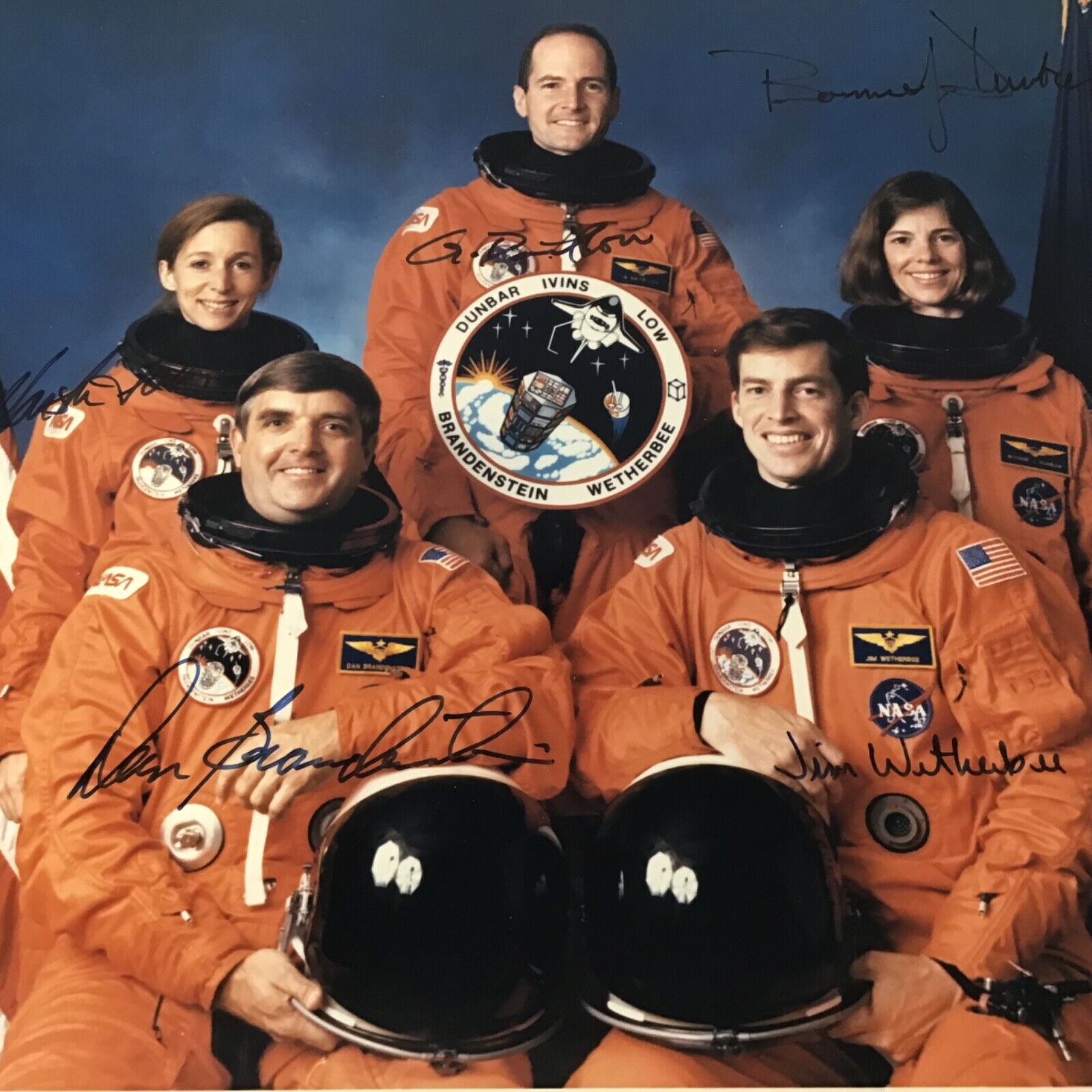 Vintage NASA STS-32 Crew PHOTO 