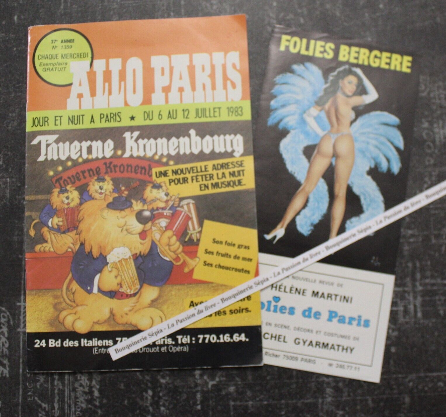 1983 - ALLO PARIS - guide \