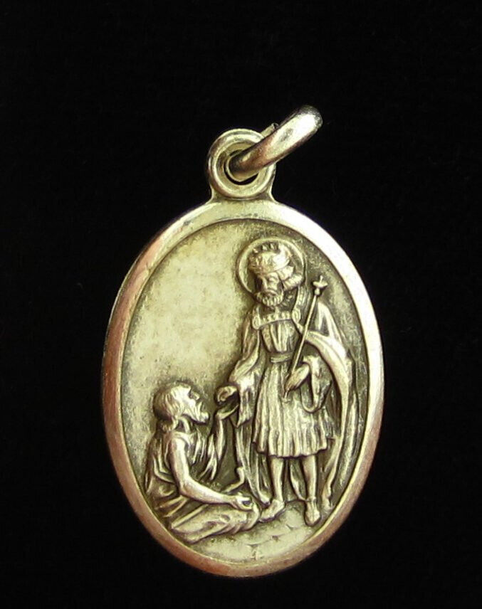 Vintage Saint Edward Medal Religious Holy Catholic
