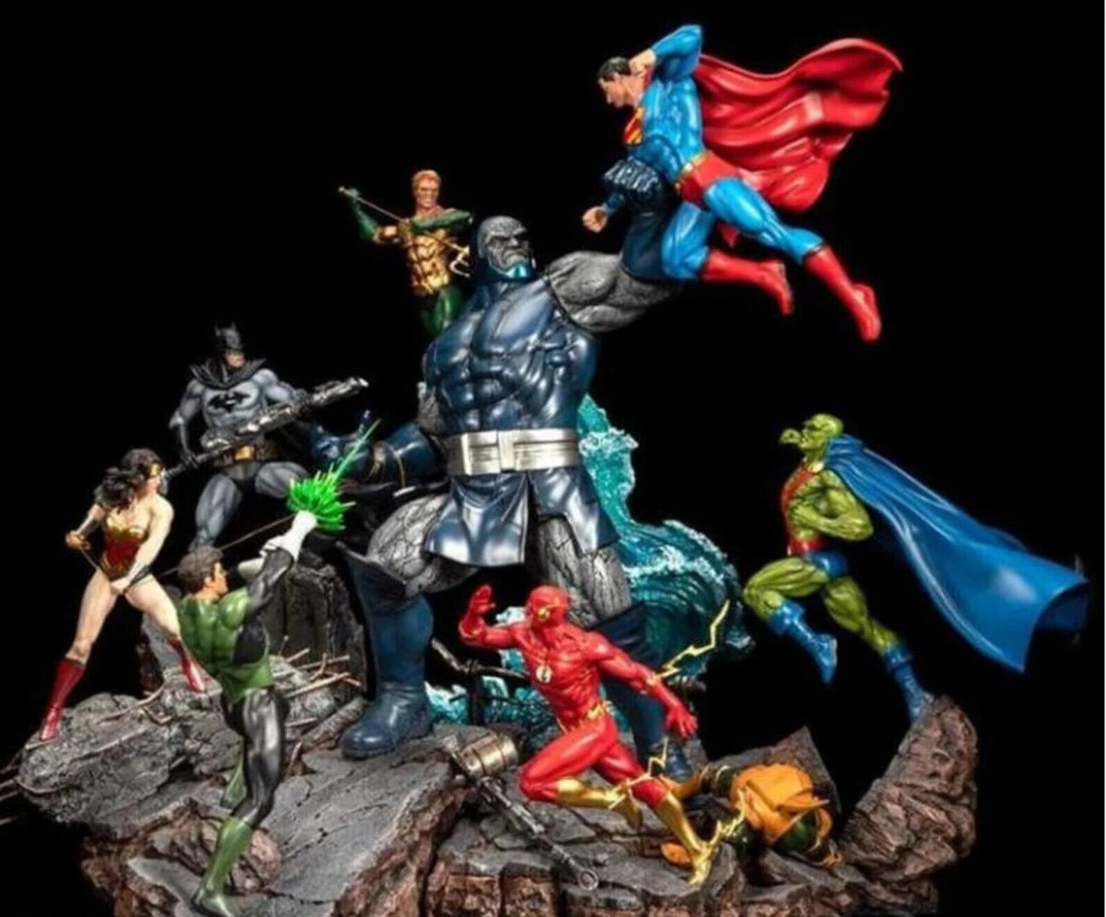 Darkseid vs. Justice League Resin Sculpture Statue Model Kit DC size choices