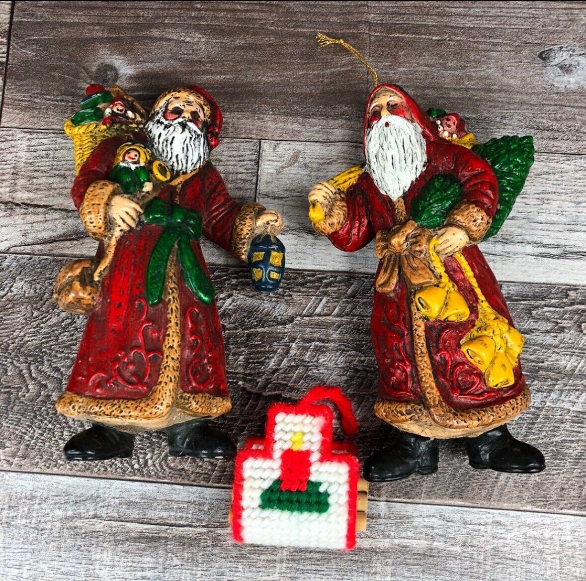 *VINTAGE* Kurt Adler SANTA Claus Christmas Holiday Ornaments