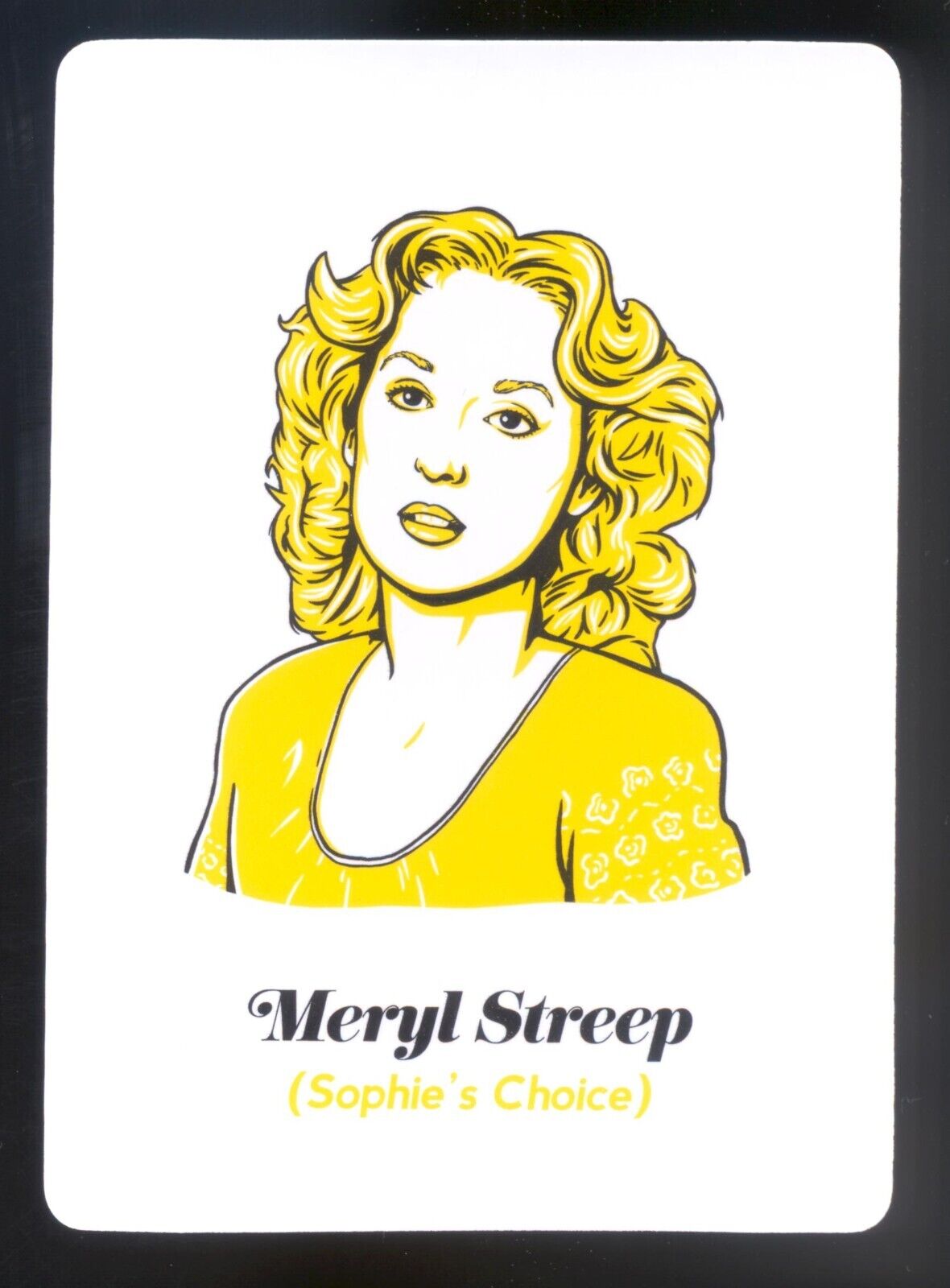 Meryl Streep Sophie\'s Choice Celebrity Movie Flim Trading Game Card