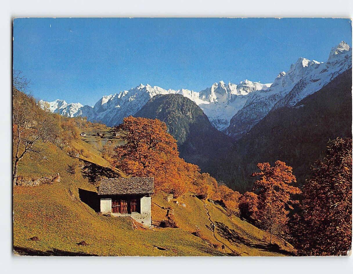 Postcard Motiv bei Soglio, Switzerland