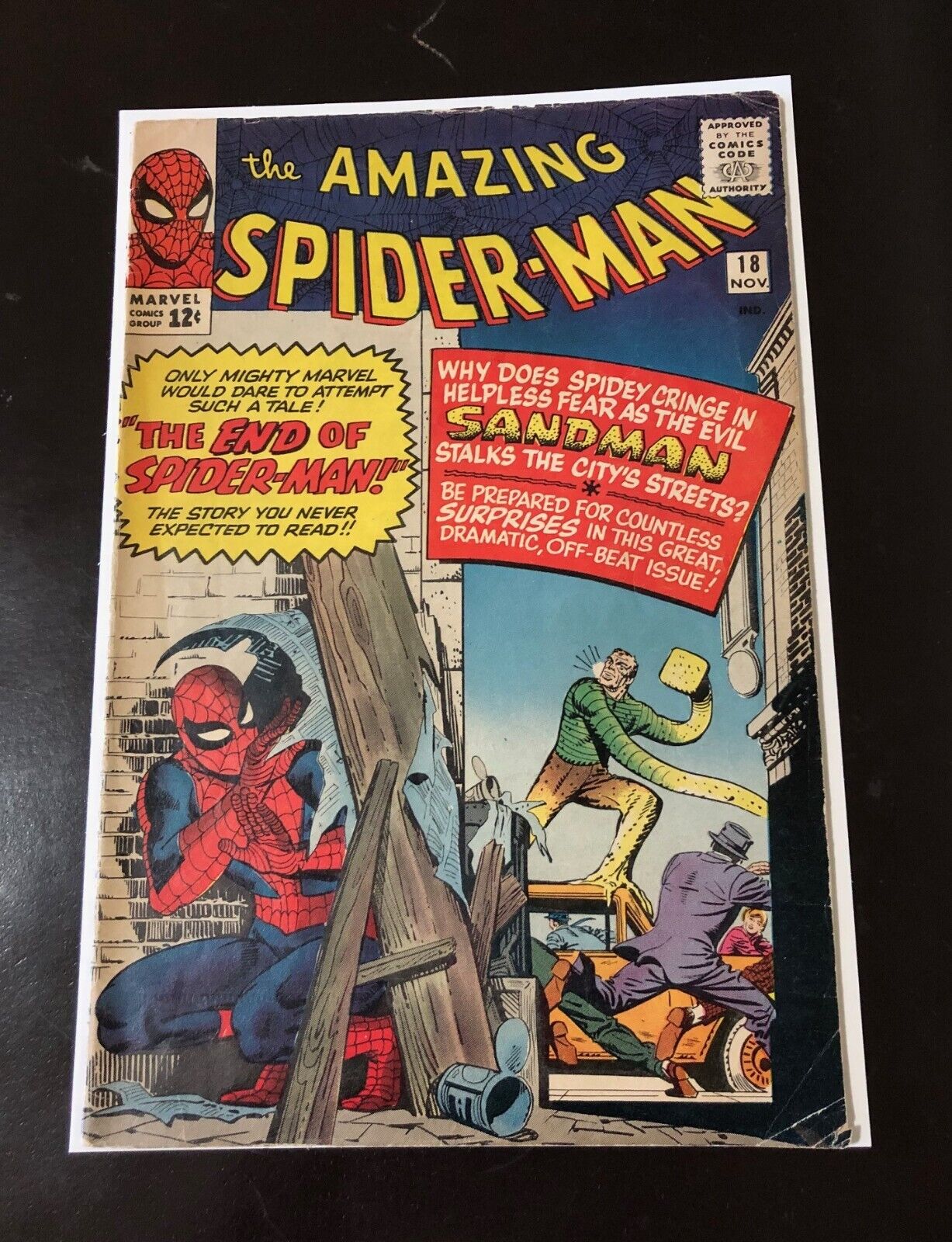Amazing Spider-Man #18. VG- 3.5. 1st App Ned Leeds \